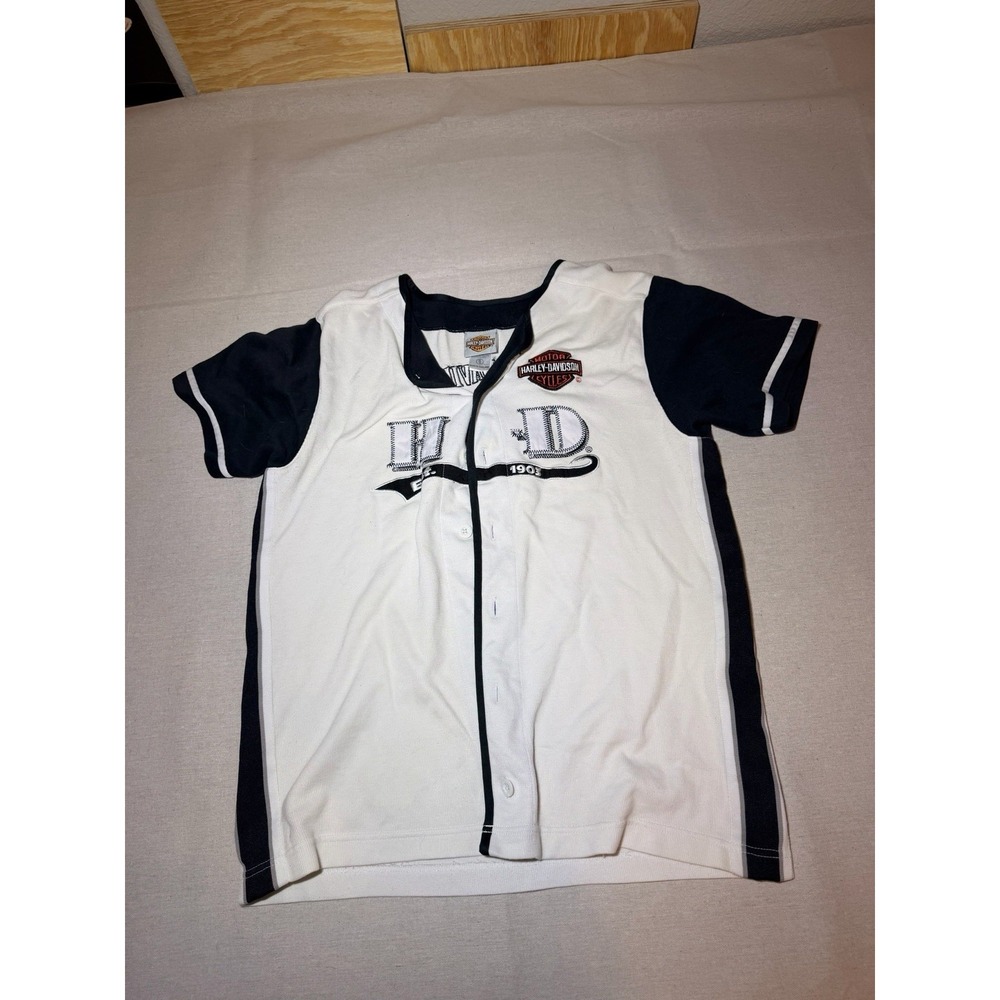Harley-Davidson Women's Baseball Jersey Shirt Size XL
